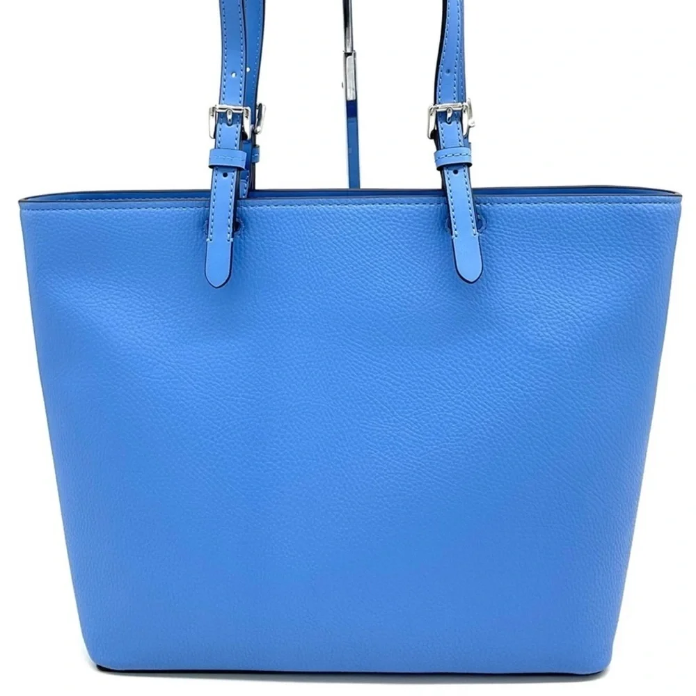 Michael Kors Jet Set Medium Pocket Tote Bag South Pacific Blue